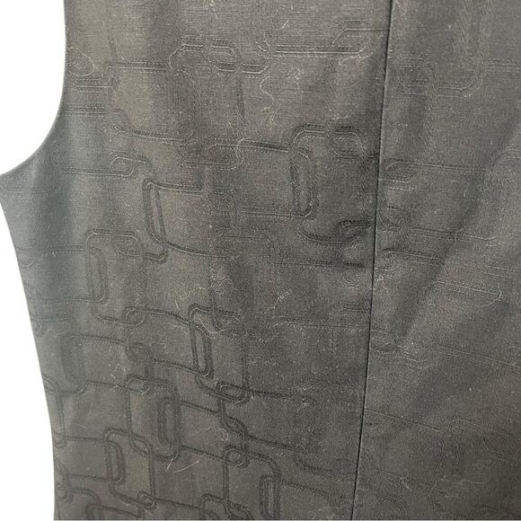 Atelier Chic Black Sleeveless Pencil Dress, Classic, Cocktails, Parties, 0 - Picture 4 of 6